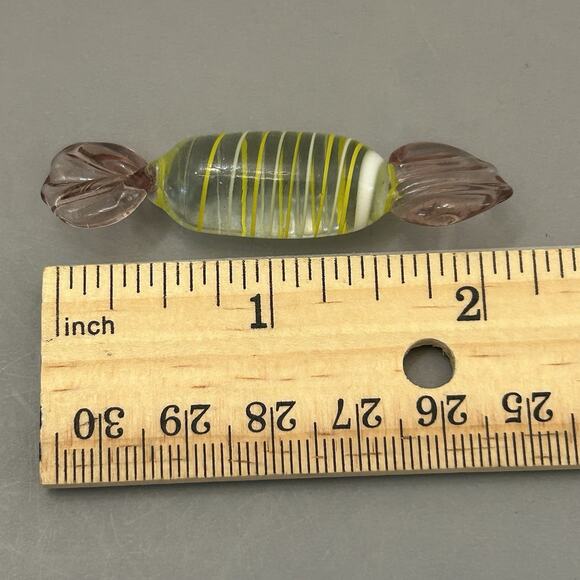 Lillian Vernon Glass Candy Handcrafted Set of 6 Vintage - Picture 5 of 5